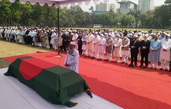সাবেক রাষ্ট্রপতি শাহাবুদ্দিন আহমেদের দ্বিতীয় জানাজা সম্পন্ন