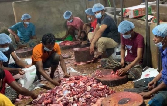 কোরবানির মাংস কাটতে গিয়ে আহত শতাধিক
