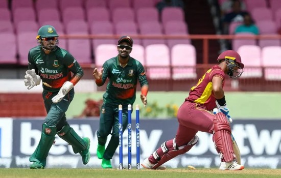 ১০৮ রানে অল আউট ওয়েস্ট ইন্ডিজ