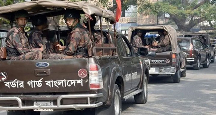 রাজধানীতে বিজিবি মোতায়েন