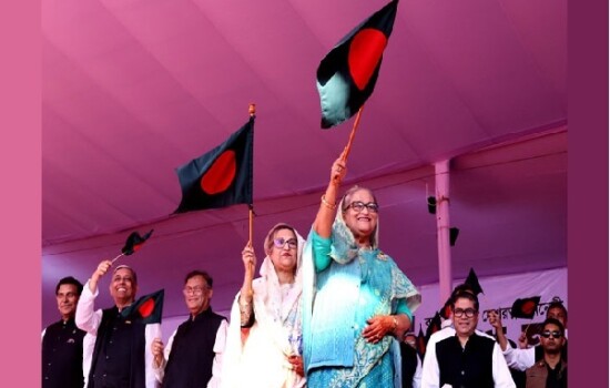 স্মার্ট বাংলাদেশ, স্মার্ট অর্থনীতি, স্মার্ট সোসাইটি গড়ার প্রতিশ্রুতি শেখ হাসিনার