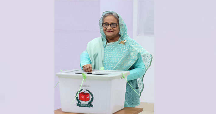 নির্বাচনের গ্রহণযোগ্যতা প্রশ্নে যা বললেন শেখ হাসিনা