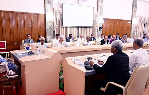 বঙ্গভবনে অন্তবর্তী সরকারের উপদেষ্টাদের বৈঠক