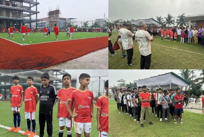 *বসুন্ধরা কিংস ফুটবল একাডেমির যাত্রা শুরু *