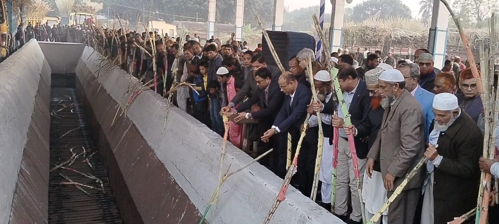 ঠাকুরগাঁও সুগার মিলের ৬৭ তম আখ মাড়াই মৌসুম শুরু