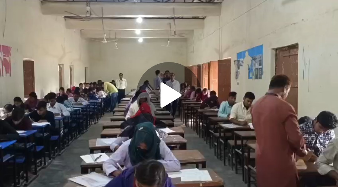 এসএসসি পরীক্ষা কেন্দ্র পরিদর্শন করলেন ইউএনও তানভীর আহমেদ