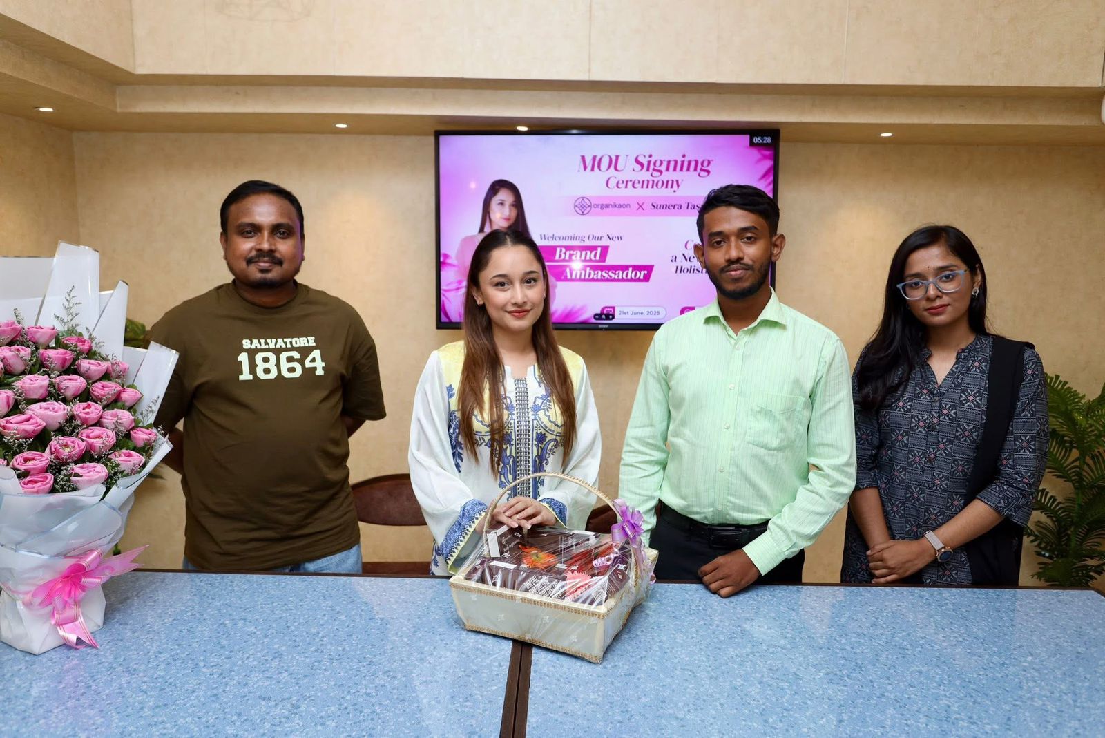 *অর্গানিকাওনের ব্র্যান্ড অ্যাম্বাসেডর হলেন সুনেহরা তাসনিম*
