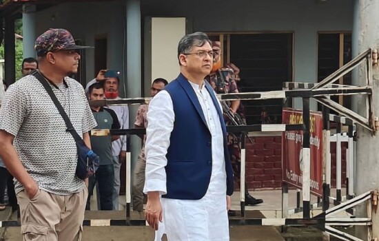 সিলেটের সীমান্ত এলাকা পরিদর্শন গিয়ে যা বললেন সালাহউদ্দিন